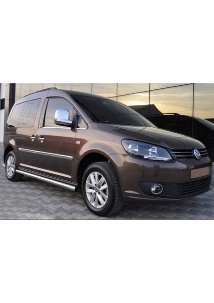 Volkswagen Caddy Krom Kapı Çıtası Tk 2010-2015 Arası Paslanmaz Çelik