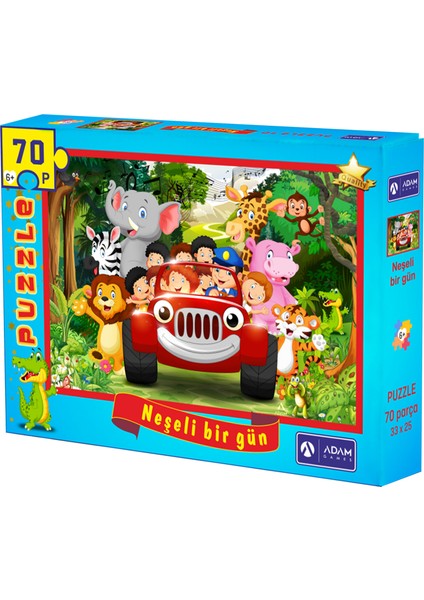 Neşeli Bir Gün 70 Parça Puzzle Yapboz