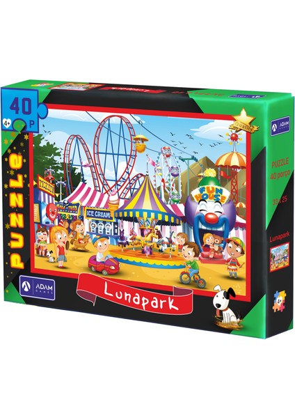 Lunapark 40 Parça Puzzle Yapboz