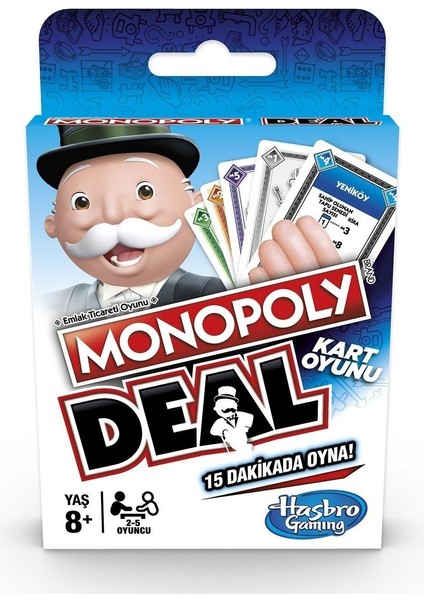 Hasbro Gaming Monopoly Deal Kart Oyunu