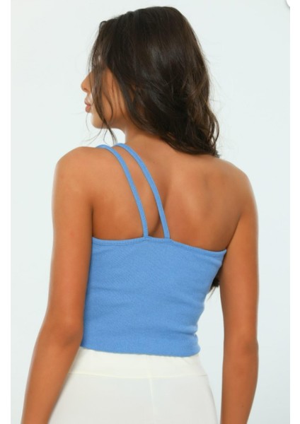 Indigo Ip Askılı Kadın Crop fiyatları