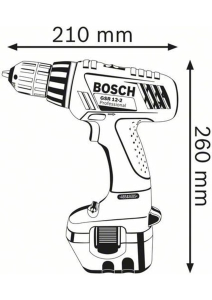 Gsr 12-2 Professional Akülü Delme/vidalama Makinesi fiyatları