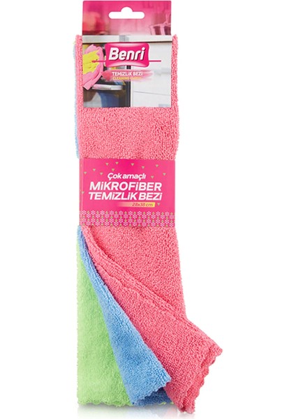 Mikrofiber Havlu Bez 3'lü