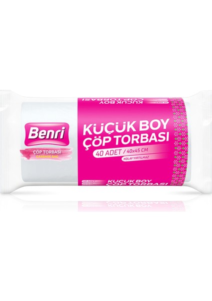 Çöp Torbası Küçük Boy 40'lı