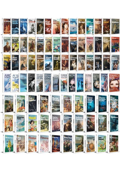 Büyük Dünya Klasikleri Seti - 86 Kitap