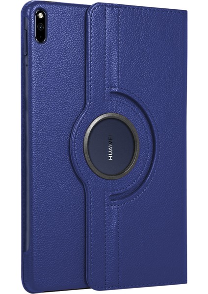 Huawei Matepad 11 Kılıf 360 Rotating Stand Deri Lacivert