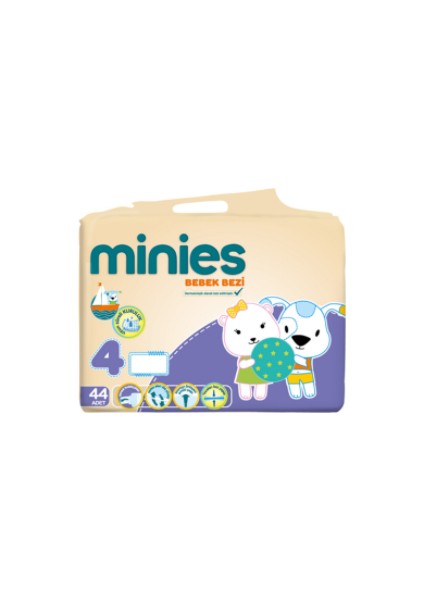 Bebek Bezi Maxi 4 Beden 7-14 kg 44 Adet