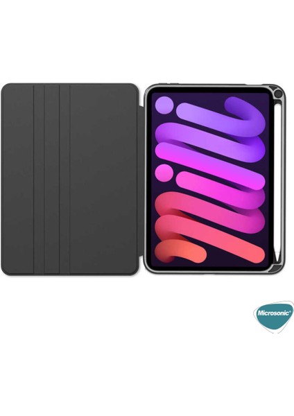 Apple iPad Mini 6 2021 Kılıf (A2567-A2568-A2569) Regal Folio Siyah