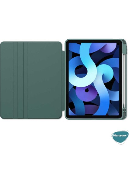 Apple iPad Pro 11 2018 Kılıf (A1980-A2013-A1934-A1979) Regal Folio Koyu Yeşil modelleri