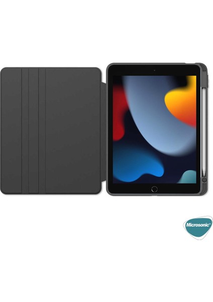 Apple iPad 10.2'' 8. Nesil Kılıf (A2270-A2428-A2429-A2430) Regal Folio Siyah