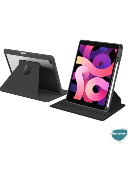 Apple iPad 10.2'' 8. Nesil Kılıf (A2270-A2428-A2429-A2430) Regal Folio Siyah