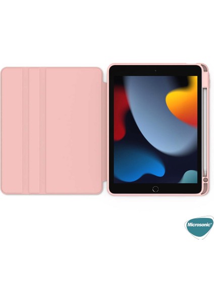 Apple iPad 10.2'' 7. Nesil Kılıf (A2197-A2200-A2198) Regal Folio Pembe modelleri