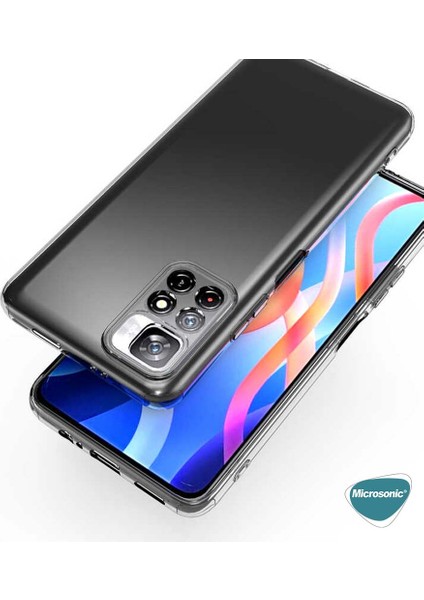 Xiaomi Redmi Note 11 4G Kılıf Transparent Soft Beyaz modelleri