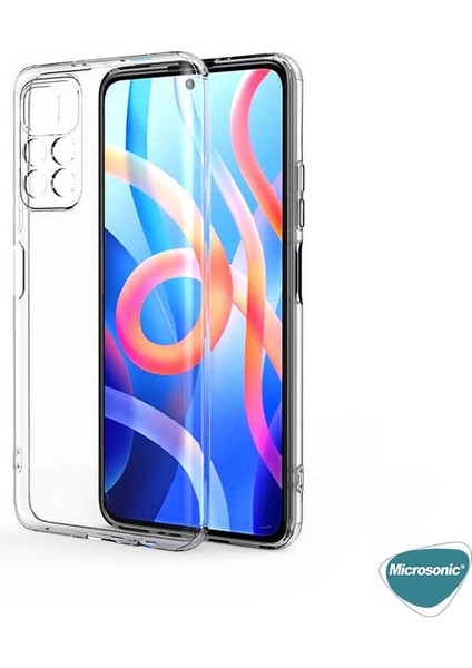 Xiaomi Redmi Note 11 4G Kılıf Transparent Soft Beyaz indirimleri