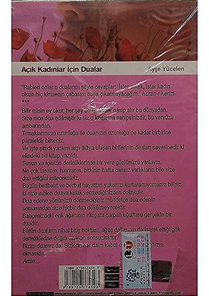 Ares Yayınları Açık Kadınlar Için Dualar – Ayşe Yücelen