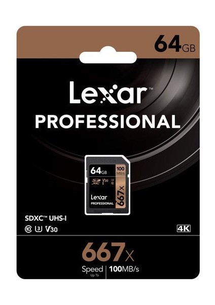 64 GB Professional 667X Sdxc Uhs-I Sd Kart