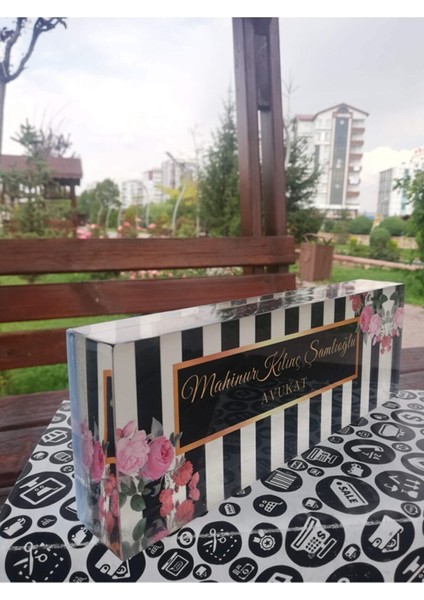 Blokisimlik logolu Masa Isimlikleri , Uv Baskı Masa Isimliği, Istanbul Masa Isimliği Model 13