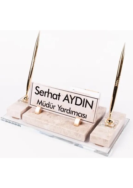 Velar Bej Mermer Isimlik Krem Desenli Ofis Masa Üstü Isimliği fiyatları