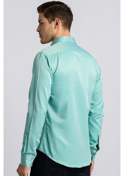 Slim Fit Dar Kesim Oxford Spor Erkek Gömlek fırsatları