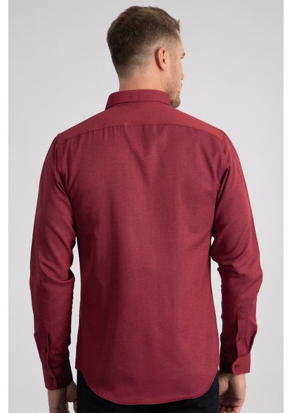 Slim Fit Dar Kesim Uzun Kol Poplin Oxford fırsatları