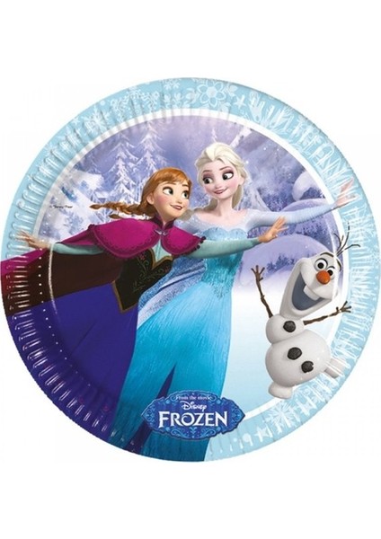 Dzc Kuzenler Avm Frozen Plastik Karton 8 Tabak Oyun Eğlence Parti Oyuncak