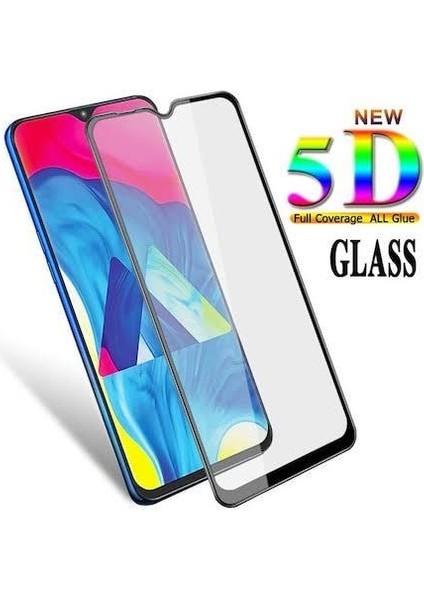 Samsung A10 Siyah Kırılmaz Cam Ekran Koruyucu 5d