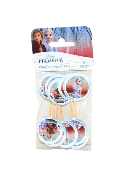Dzc Kuzenler Avm Frozen 2, 10 Adet Kürdan Parti Malz. Eğlence Doğum Günü