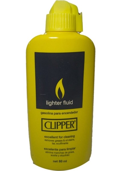 Clipper Benzin 80 ml Zippo ve Diger Benzinli Çakmaklar ile Uyumlu