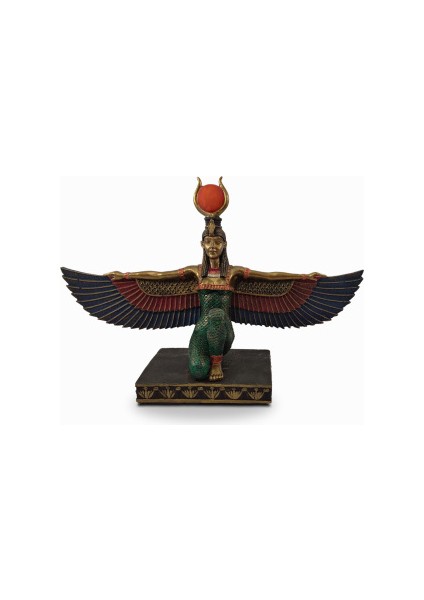 Dekoratif Polyester Isıs Şamdan Mumluk (33X21CM)