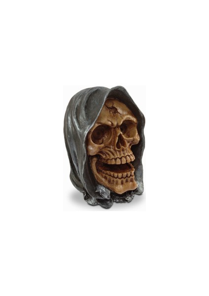 Dekoratif Polyester Pelerinli Kurukafa (16X13CM)