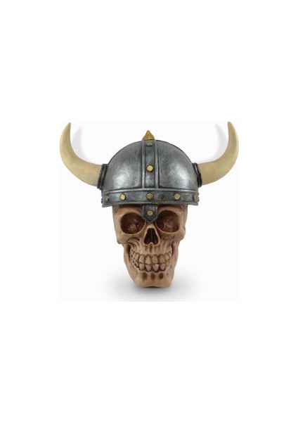 Dekoratif Boynuzlu Kurukafa Biblo 21X17CM fiyatları