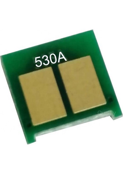 HP/Canon CC530A/CE410A/CRG-718 Siyah Muadil Chip