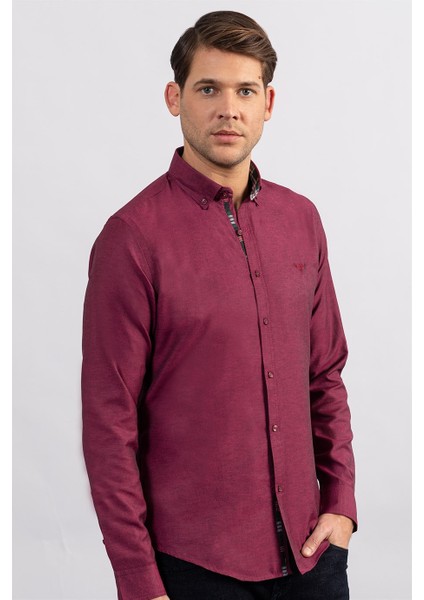 Slim Fit Dar Kesim Uzun Kol Poplin Oxford fiyatları