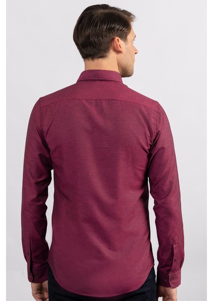 Slim Fit Dar Kesim Uzun Kol Poplin Oxford fırsatları