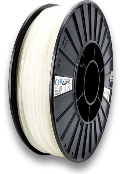 Pla+ Translucent White 1.75 mm 3D Printer Filament