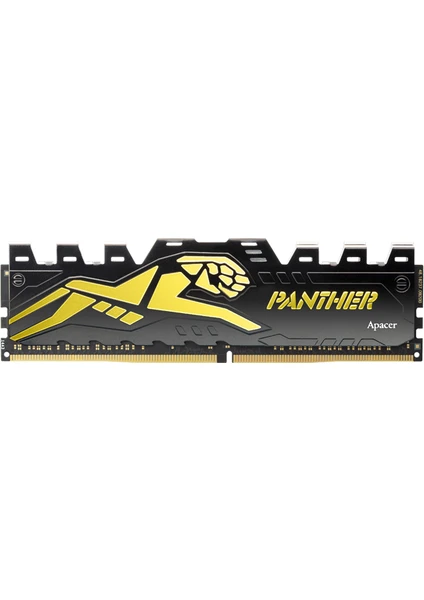 Panther AH4U08G32C28Y7GAA-1 8GB (1x8GB) DDR4 3200MHz CL16 Black-Gold Gaming Ram