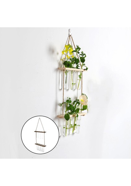 Cam Borusu Şeklinde Bitki Vazosu (Yurt Dışından) indirimleri