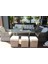Ratsa Home Flexy Garden Rattan Ada Oturma Grubu / 3 Puflu 1