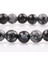 Karlı Obsidyen Doğal Taş Bileklik 6 mm Küre Kesim 2