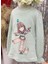 Kız Çocuk Desenli Sweatshirt 2901012 Yeşil 1