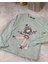 Kız Çocuk Desenli Sweatshirt 2901012 Yeşil 2