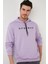 Slim Fit Baskılı Kapüşonlu Kanguru Cepli Pamuklu Sweat Erkek Sweat 5414017 3