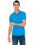 Pierre Cardin Erkek Kobalt Slim Fit Polo Yaka Basic T-Shirt 50252448-VR077