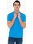 Pierre Cardin Erkek Kobalt Slim Fit Polo Yaka Basic T-Shirt 50252448-VR077