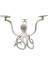 Metal Ahtapot Mumluk 25X25 cm AK.HY0005 1