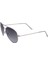 E101 Metal Damla Model Gümüş Füme Degrade Unisex Güneş Gözlüğü C5 CAT.2 2