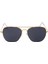 E104 Metal Kare Model Gold Füme Unisex Güneş Gözlüğü C2 CAT.3 1