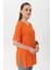 Kadın Yırtmaçlı Fitilli Oversize Uzun Tişört 220065 - 2