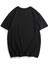 Erkek Siyah T-Shirt Higher Place Baskılı Oversize Tişört 2