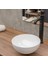 Bocchi 1471-001-0125 Vessel Yuvarlak Mini Lavabo 26 cm Parlak Beyaz 2